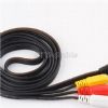 3.5mm right angle to 3 rca male audio cable